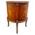 Louis XVI Style Round Gueridon Commode Tables With Carrara Marble & Floral Marquetry - A Pair For Sale In San Diego - Image 6 of 18