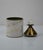 Elegant blown-glass perfume bottle created by Isle of Wight Studio Glass, the renowned British glass studio founded by...