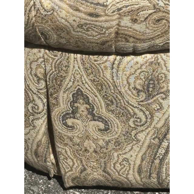 Mid-Century Modern 1980s Sherrill Ottoman For Sale - Image 3 of 5