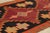 Handwoven in a wool flat weave originating circa 1910-1920, this antique Kilim rug connotes a Northwest Persian Kilim...