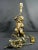 19thc French Antique Grand Louis XV Bronze Cherub Table Lamp. Very detailed, very nice casting. Please look at detail....