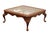 HEKMAN FURNITURE Solid Cherry Traditional Style 39" Square Glass Topped Accent Coffee Table 17.5" High 39.75" Wide 39.75"...
