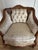 Wood Vintage 1960s French Provincial Carved Armchair by Deutsche Bros., Chicago For Sale - Image 7 of 12