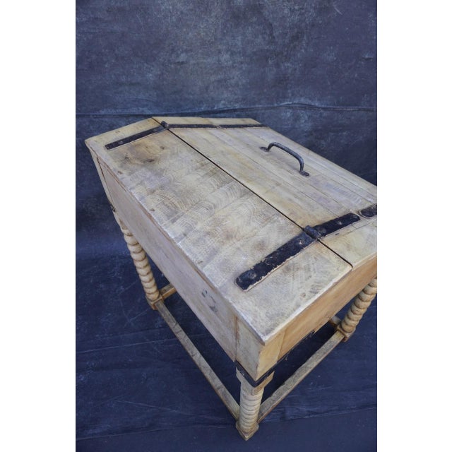 1920s Original Monterey Straw Ivory Desk (Early Brand) For Sale - Image 12 of 15
