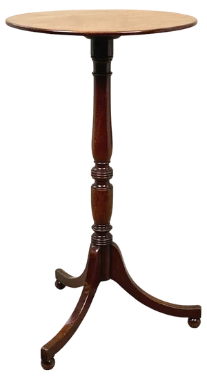 Georgian Circular Mahogany Wine Table, 1800