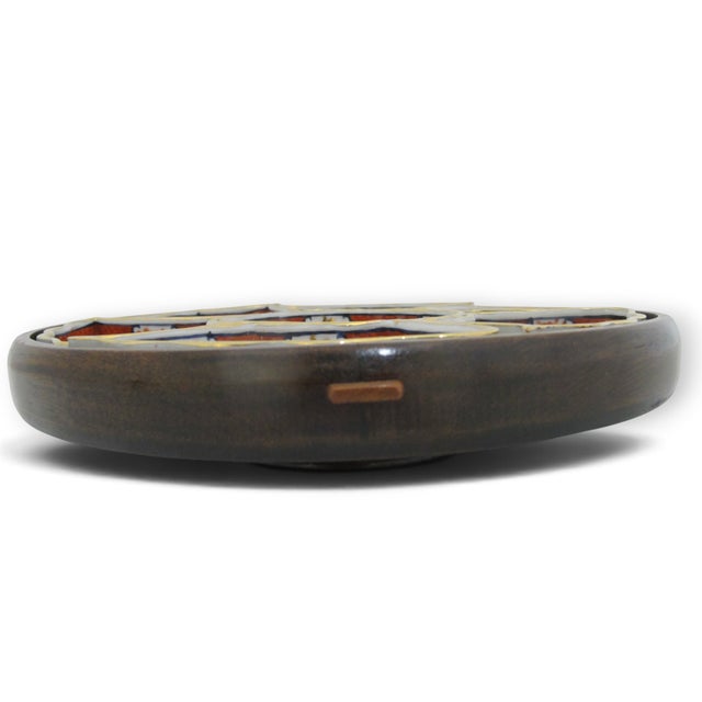 Japanese Lazy Susan Imari Porcelain Butterfly & Flower Rotating Serving Dish Set For Sale - Image 12 of 13