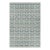Rug & Kilim’s Oversized Scandinavian Style Rug in Blue With Geometric Patterns For Sale