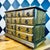 Wood Wood Musical Jewelry Chest Vintage Velvet Felt Lined Schmid Bros For Sale - Image 7 of 10