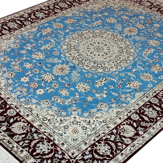 Hand-knotted Nain Habibian rug, signed | Knot density: 6La 60 Raj (approx. 816.000 knots/m²) | Material: Silk & virgin...