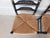 Traditional L Hitchcock Harvest Stenciled Black Ladder Back Rush Bottom Dining Chairs - Set of 8 For Sale - Image 3 of 18