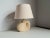 Mid-Century Modern Mid-Century French Sculpture Lamp in White Stone in the style of Albert Tormos, France, 1960s For Sale - Image 3 of 8