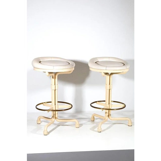 1970s Set of Stools by Marzio Cecchi, 1976 For Sale - Image 5 of 5