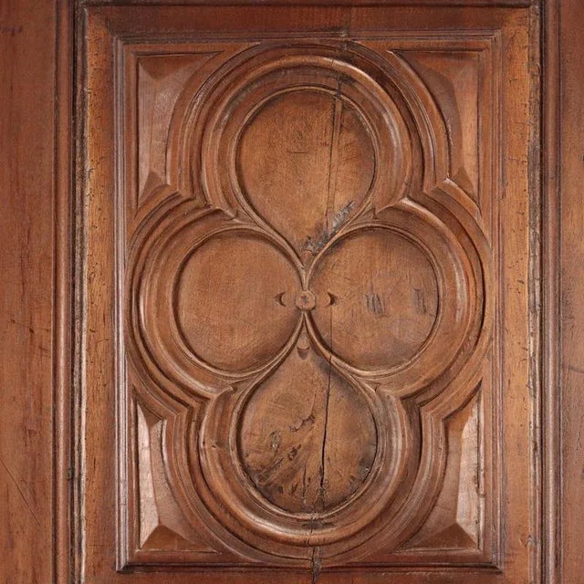 Wood Baroque Cupboard in Walnut For Sale - Image 7 of 12