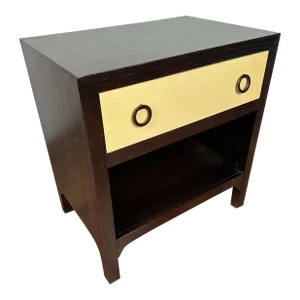 Lauren Ralph Lauren Nightstand Mahogany W/ One Drawer & Built in Power Strip