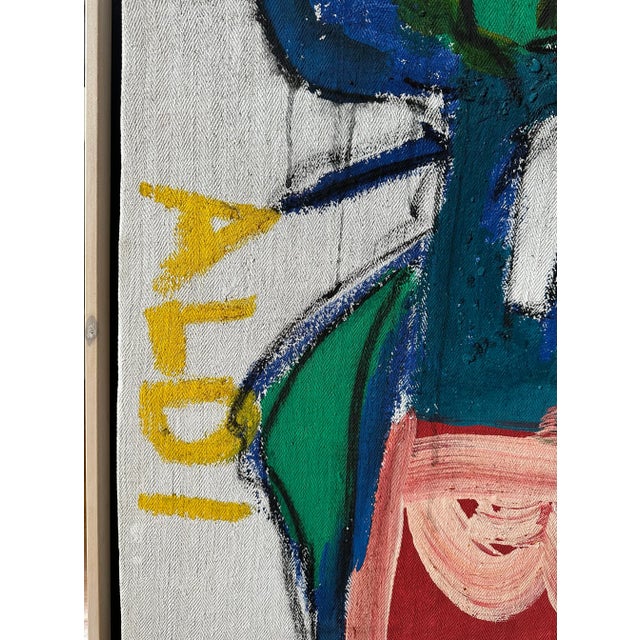 Peter Keil Rare Large Scale Peter Keil Painting, 1988 - Junge Wilde Collection For Sale - Image 4 of 10