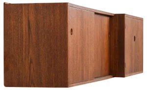 Wall Mounted Sideboards by Hans Wegner for Johannes Hansen, Set of 2