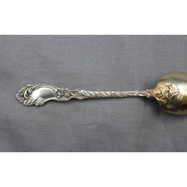 Circa 1890 German Set of 11 800 Standard Silver & Gilt Demitasse Spoons - 11 pcs For Sale - Image 4 of 6