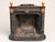 Antique Portland Stove Foundry Co. No. 76 cast-iron Franklin-style fireplace/parlor stove, made in Portland, Maine, circa...