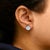 Haus of Brilliance 14K White Gold 7.0 Cttw Round Lab Grown Diamond Solitaire Stud Earrings with Screw Backs (F-G Color, VS2-SI1 Clarity) For Sale - Image 4 of 5