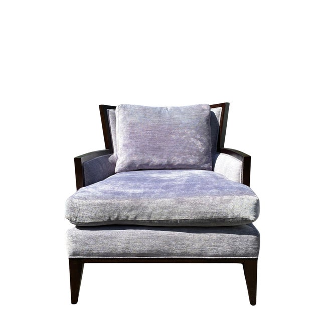 Early 21st Century Pair of Barbara Barry for Baker California Lounge Chairs, Model 6713c For Sale - Image 5 of 11