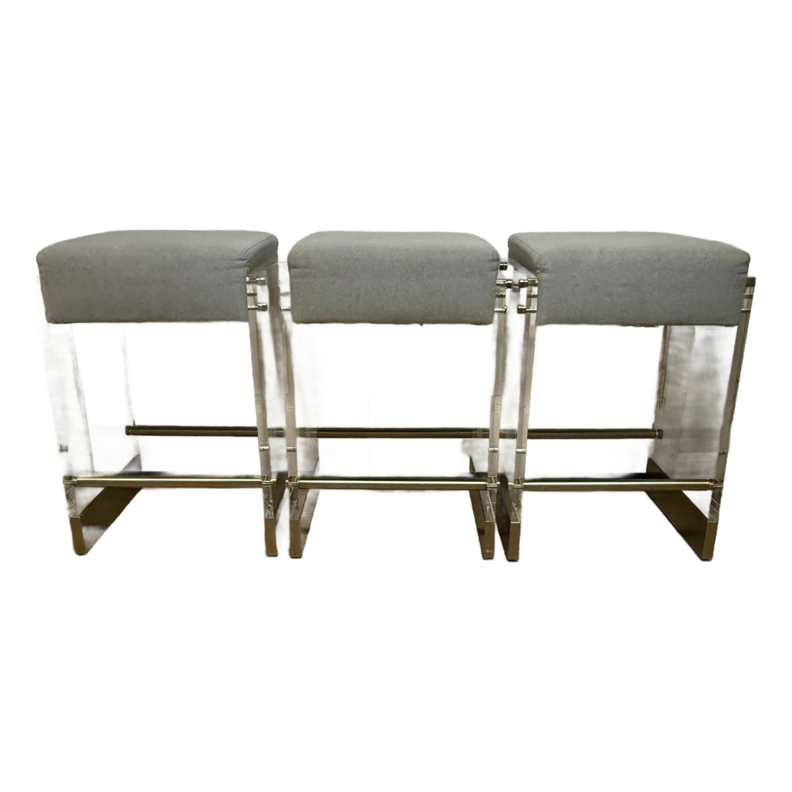 Set of 3 Vanguard Bistro Counter Stools | Chairish
