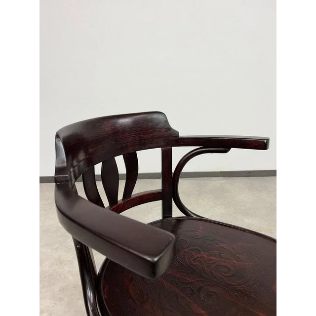 Secession Office Chair from Thonet, 1890s For Sale - Image 6 of 10