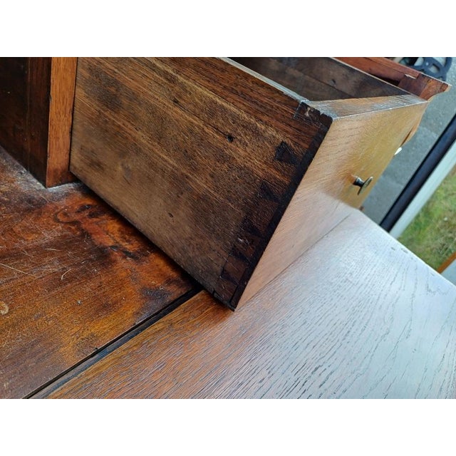 1920s 19th Century Glass-Topped Chest of Drawers For Sale - Image 5 of 13
