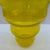 Italian Yellow - Gold Blown Glass Tapered Sculptural Vase For Sale - Image 4 of 5