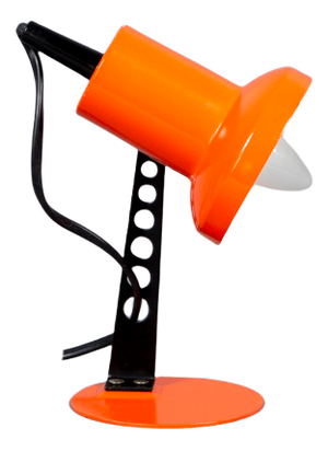 German Orange Desk Lamp from Brilliant Leuchten, 1950s