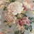 Double sided decorative pillow cover handcrafted from 100% linen/cotton with a floral pattern printed off white, live...