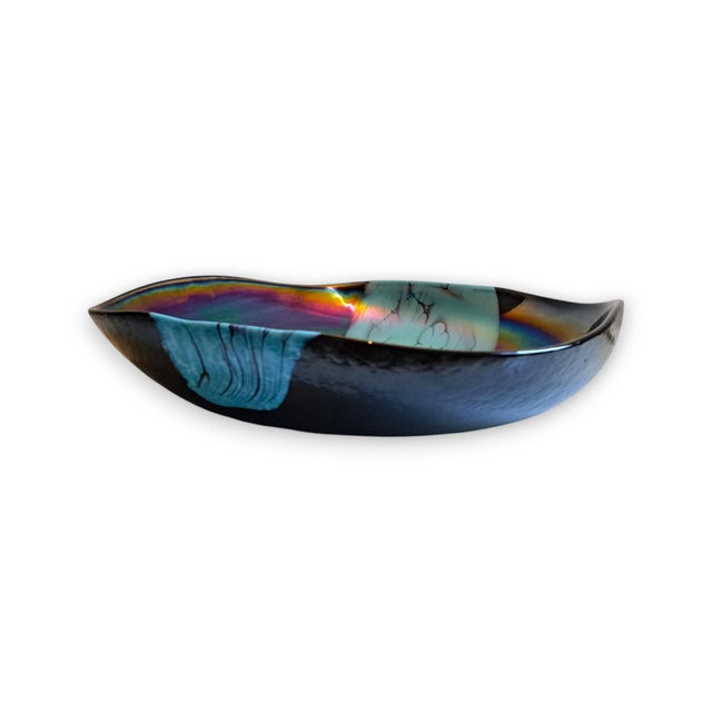 Blue Murano Glass Centerpiece, Yalos, 1980s For Sale - Image 8 of 8