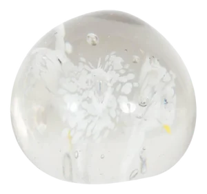 Handblown Wild Flower Art Glass Paperweight Attributed to Fratelli Toso