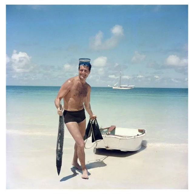Slim Aarons, Obrians Catch, 1961, Limited Estate Print For Sale