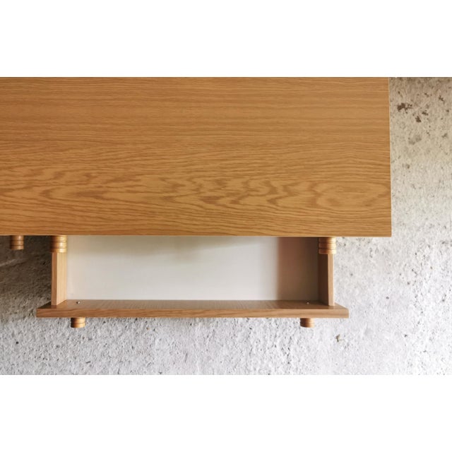 Mid-Century Modern German Lowboard in Beech, 1960s For Sale - Image 11 of 14