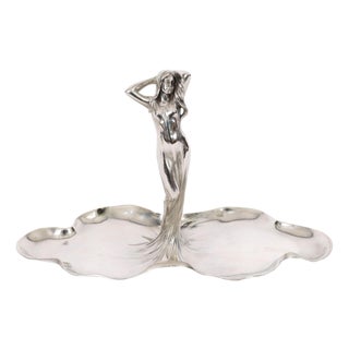 20th Century German Silver Plated Tray by WMF, 1890s For Sale