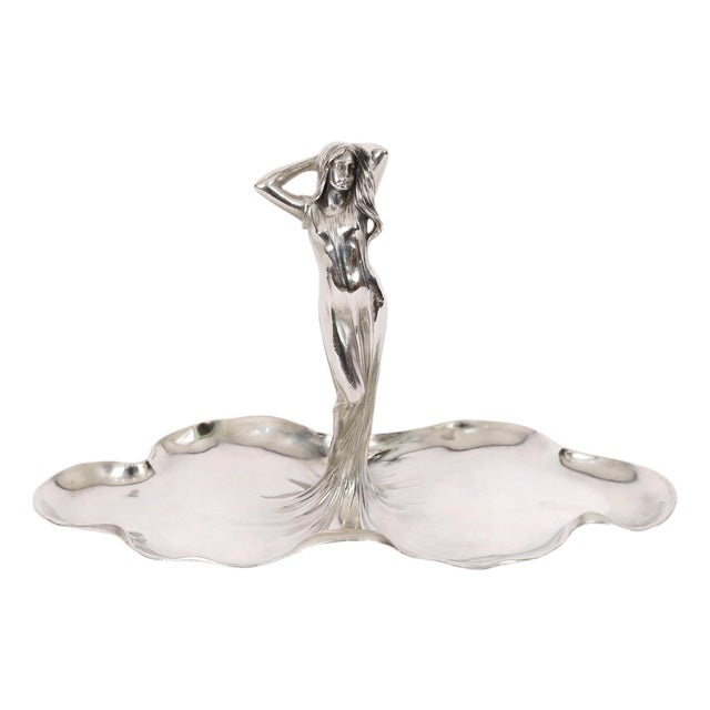 20th Century German Silver Plated Tray by WMF, 1890s For Sale
