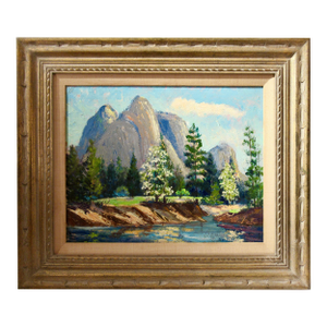 Jean Martin Yosemite 1952 Painting