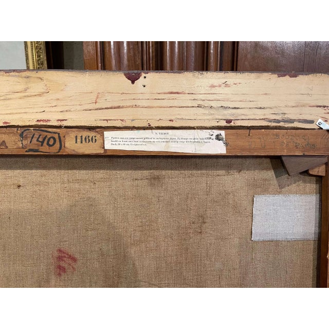 Early 20th Century Hungarian Framed Oil on Canvas Painting by Vilmos Nagy For Sale - Image 11 of 12