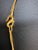 Contemporary 24 Karat Pure Gold Hand Made Yellow Gold Chain Necklace, 8 Gm, 16 Inch For Sale - Image 3 of 18
