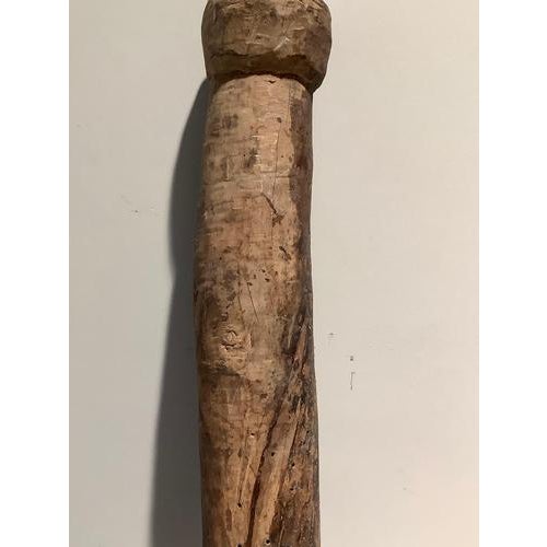 Burkina Faso Bangala Statue in Hardwood For Sale - Image 5 of 7