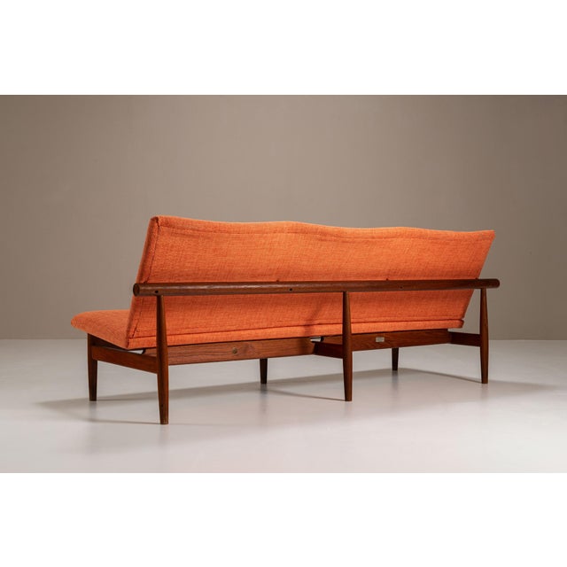 Wood Model 137 Sofa by Finn Juhl for France & Søn, Denmark, 1950s For Sale - Image 7 of 15