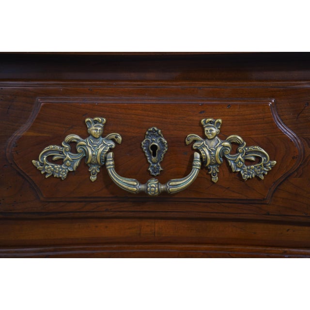 Davis Cabinet Cherry French Louis XV Commode Chest For Sale - Image 9 of 12