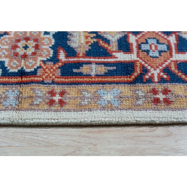 10x14 Classic Elegant Ivory Traditional Floral Hand Knotted Wool Carpet Rug For Sale - Image 4 of 6