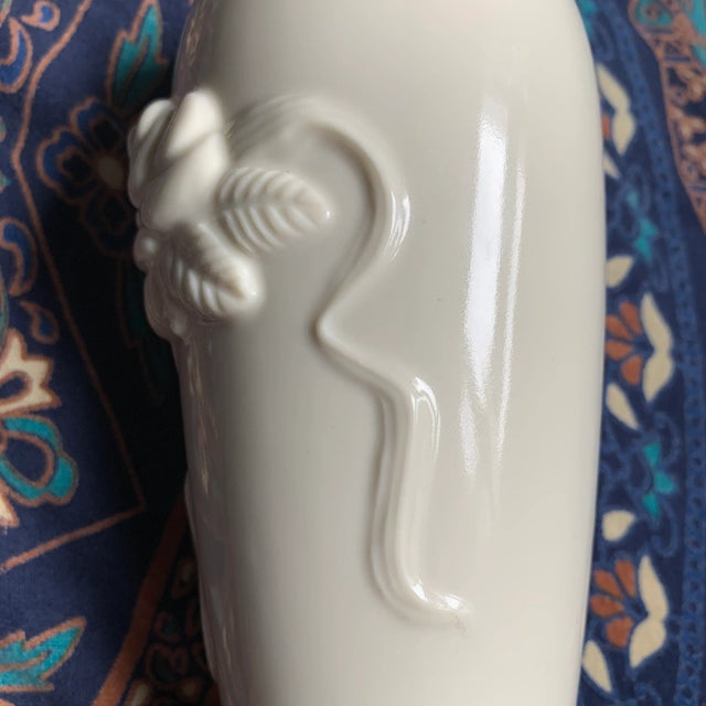 1980s Lenox Porcelain Rosebud Collection Vase For Sale - Image 12 of 13