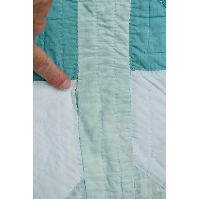 1940s Tree of Life Summer Weight Cotton Quilt For Sale - Image 13 of 13