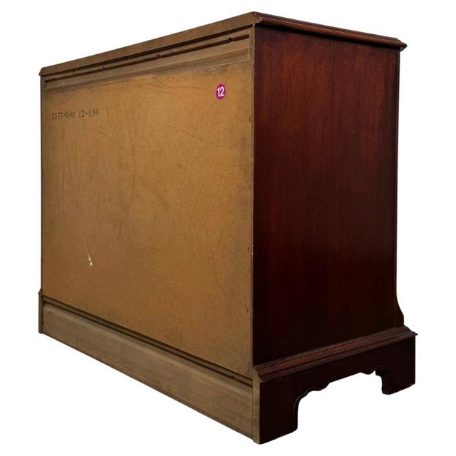 Wood 20th Century American Mahogany Chest of Drawers For Sale - Image 7 of 12