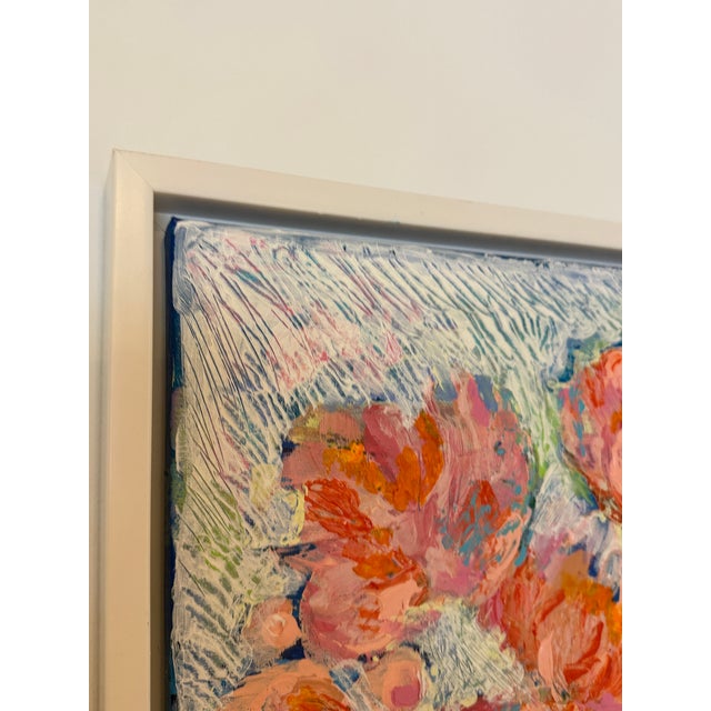 Pink Camilla Webster Flower Painting "Darling Buds" For Sale - Image 8 of 9