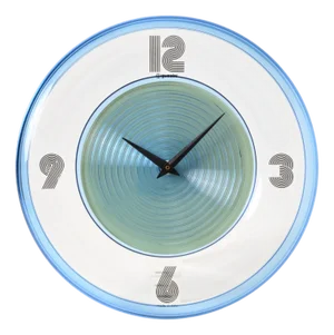 Italian Acrylic Wall Clock from Guzzini, 1990s