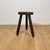 Small Brutalist Tripod Stool in Wood, 1950s For Sale - Image 4 of 11