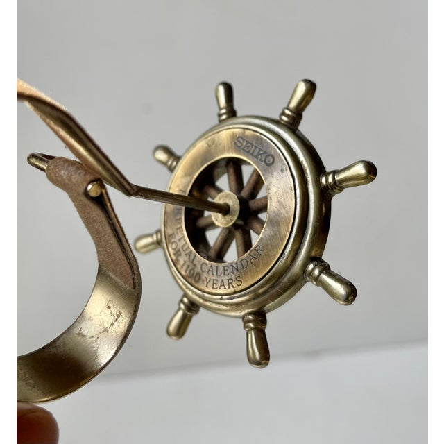 Vintage Watch Stand with Nautical Theme from Seiko, 1991 For Sale - Image 6 of 11